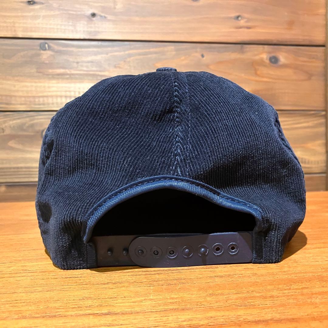 bud light コーデュロイ ネイビー　トラッカーキャップ　帽子　ハット