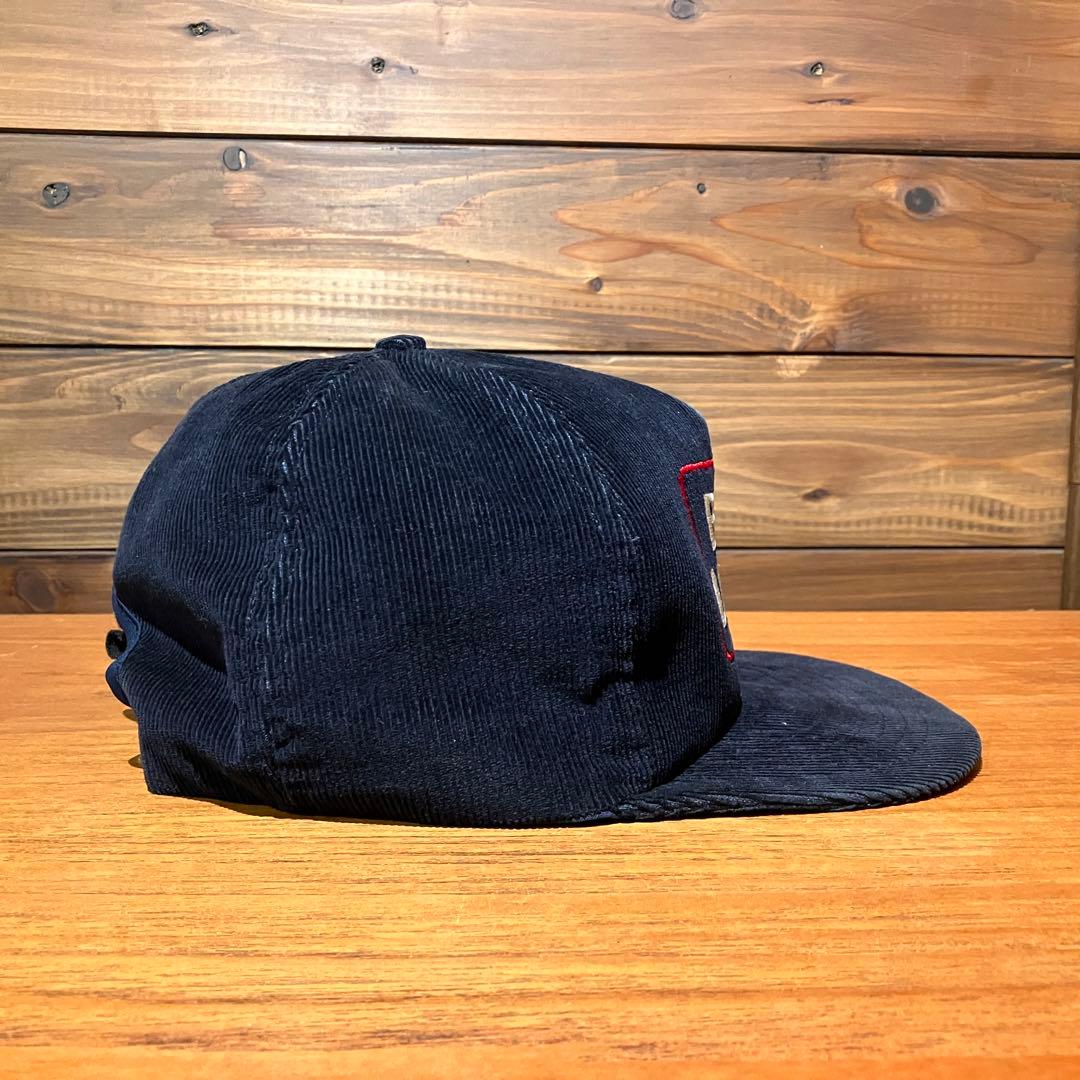 bud light コーデュロイ ネイビー　トラッカーキャップ　帽子　ハット