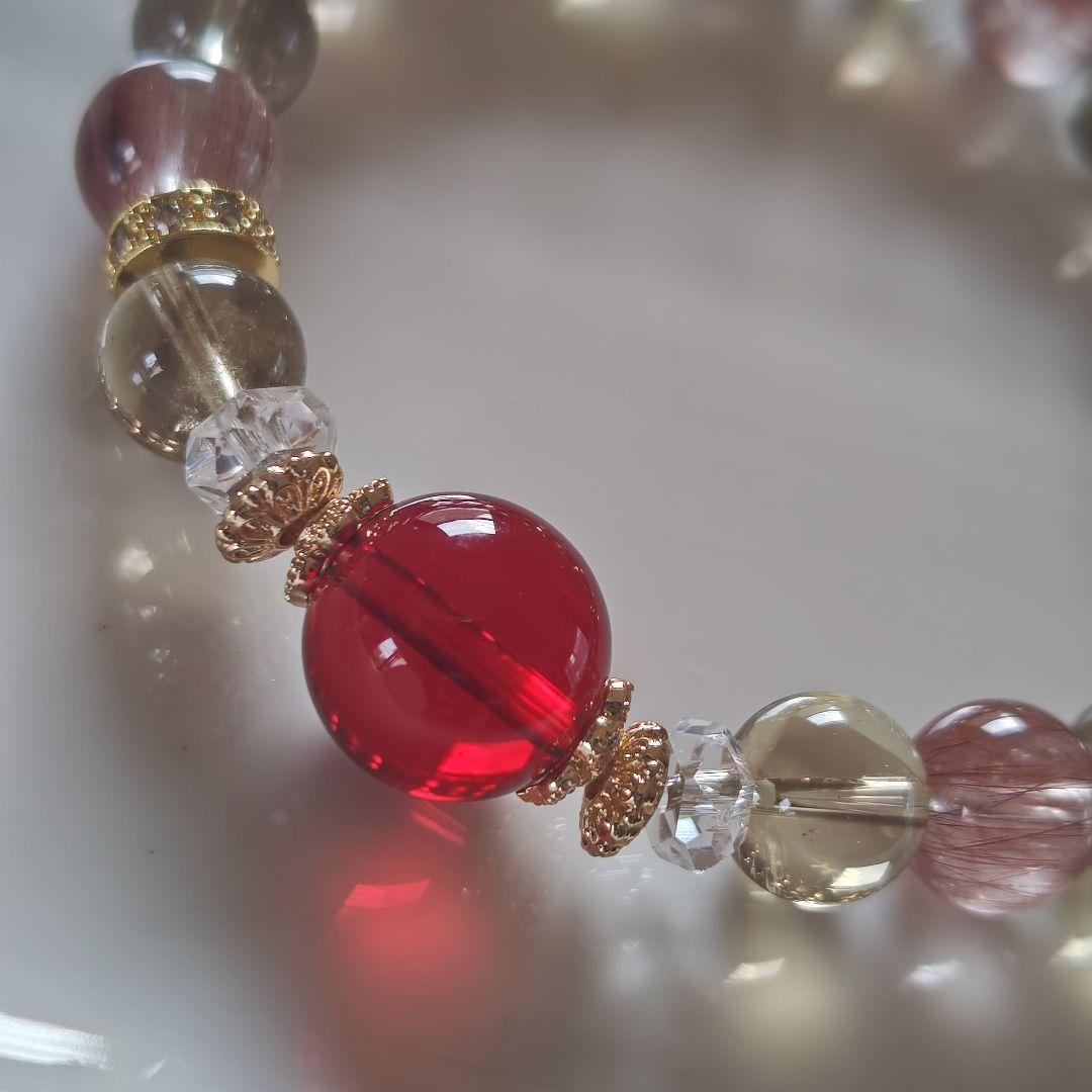 おまとめ専用です♡新作♡レッドルチル、スモーキーシトリン、練りレッドアンバー