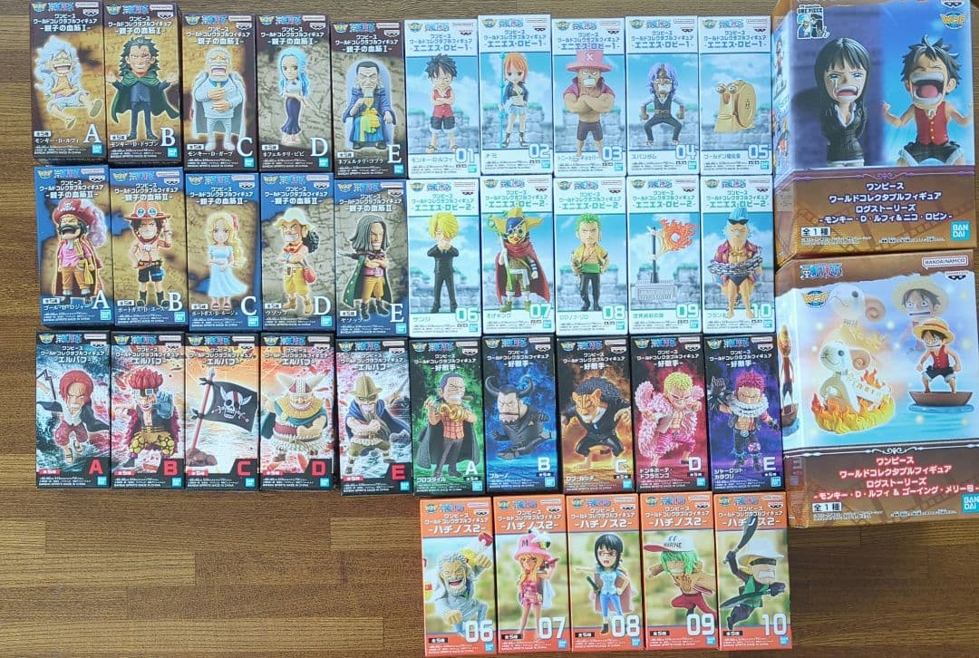 ワンピース ワールドコレクタブルフィギュアセット計37個