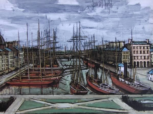 ベルナール・ビュッフェ、Le Havre,le bassin de commer