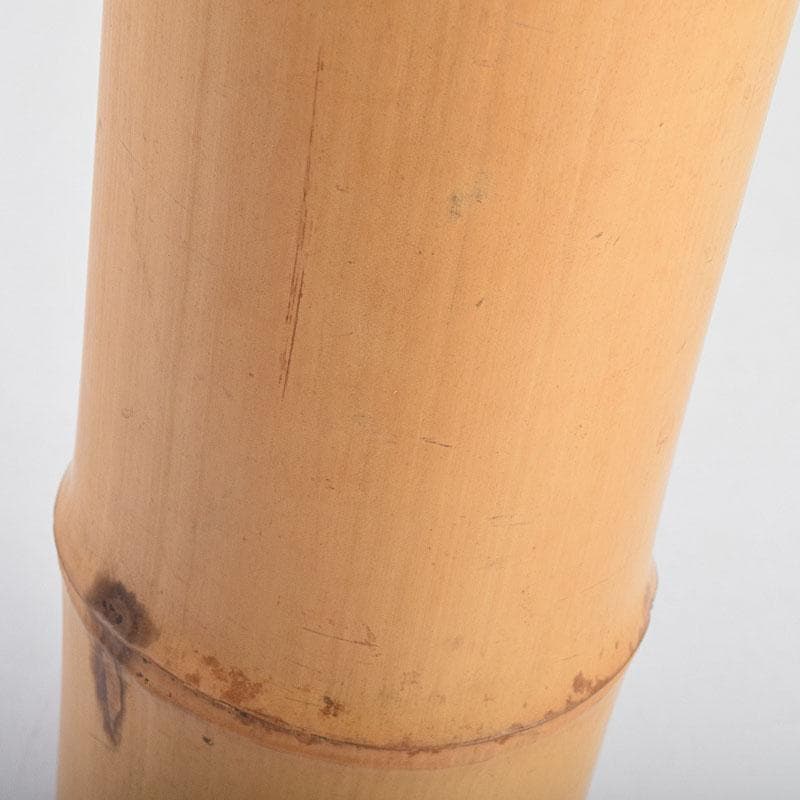 茶道具　黒田宗傳作　竹尺八　花入　銘「清風」　極め箱　C　R9392