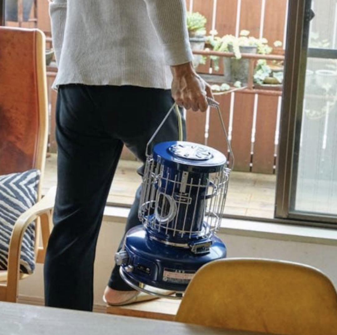 美品 アラジン×BEAMS ガスストーブ 限定 藍色♪