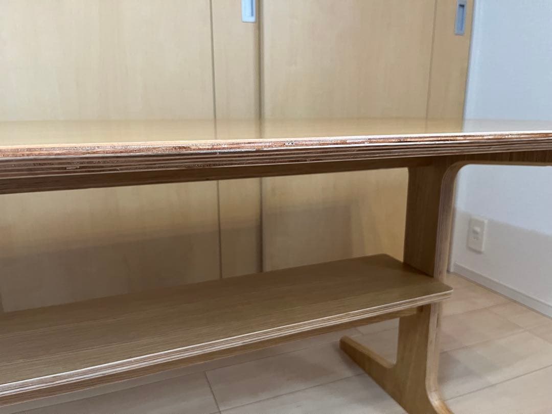 【焦げパン】無印良品リビングでもダイニングでもつかえるテーブル