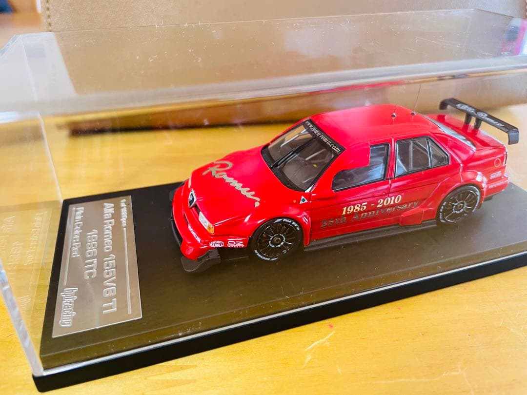 HPI アルファ ロメオ155V6 TI 1996年 ITC 1/43 ロム