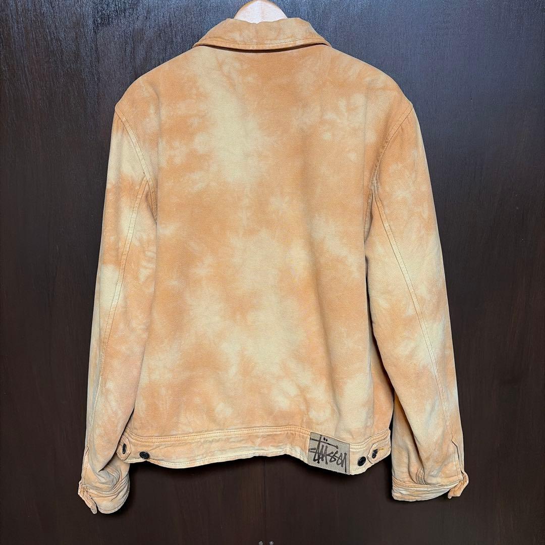 stussy Dyed Trucker Jacket M トラックジャケット