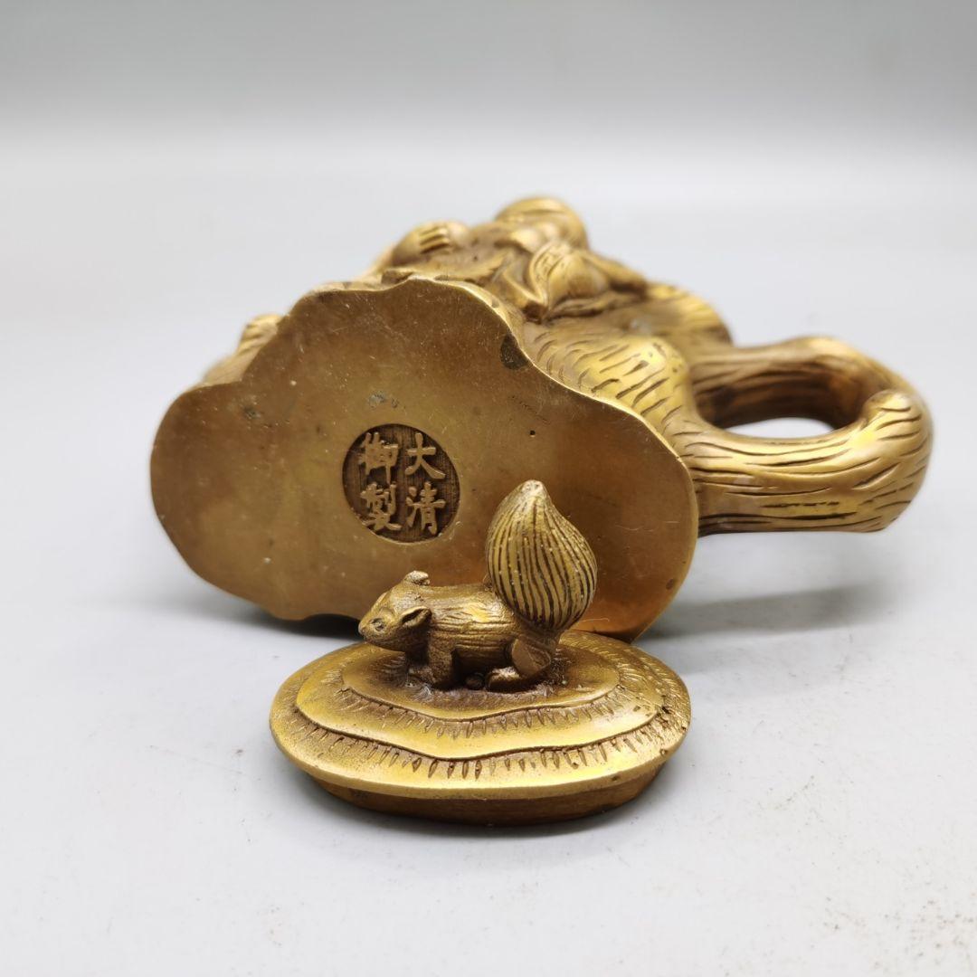 銅器 寿星茶壺 茶道具 煎茶器 工芸品