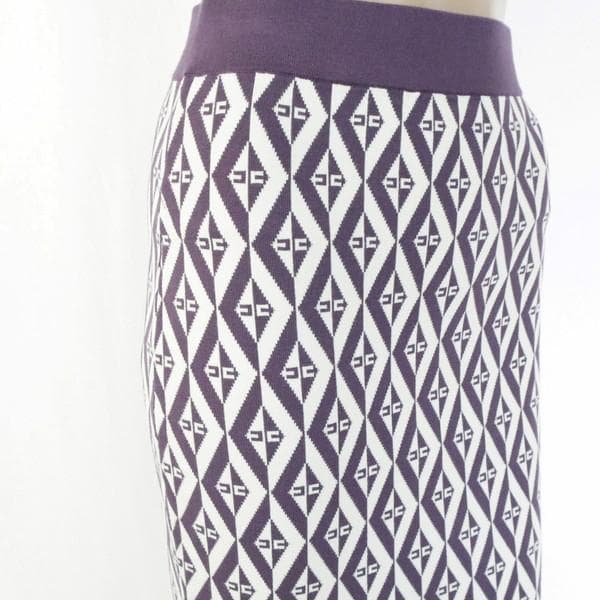 新品 エリザベッタフランキ ニットスカート 42 ESK714 Mサイズ 膝下丈