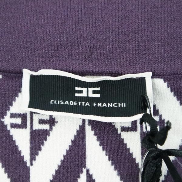 新品 エリザベッタフランキ ニットスカート 42 ESK714 Mサイズ 膝下丈