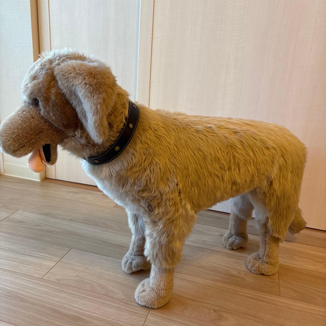 ditz ゴールデンレトリバー　フットレスト　ぬいぐるみ　大型