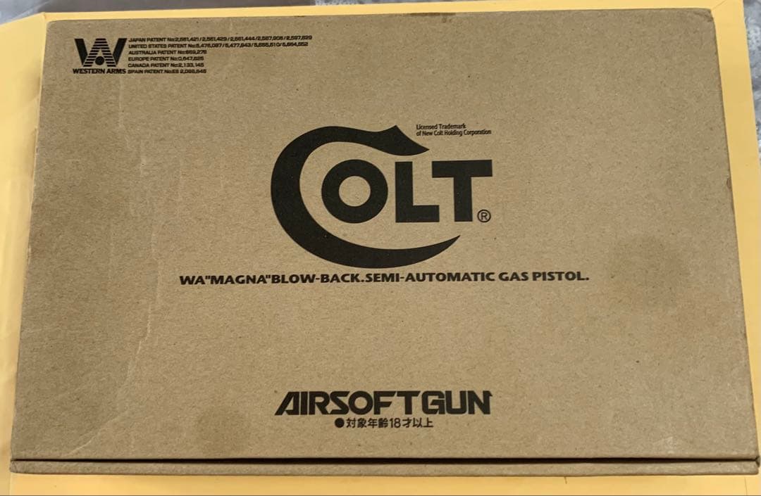 WA ウエスタンアームズ製 「コルト ガンサイト ピストル」シルバー