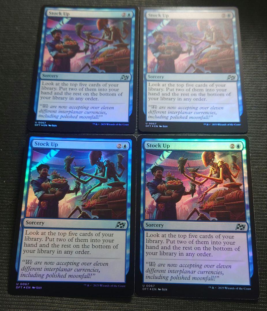 mtg 超高騰中 英語版 フルFOIL 4枚セット 食料補充 dft