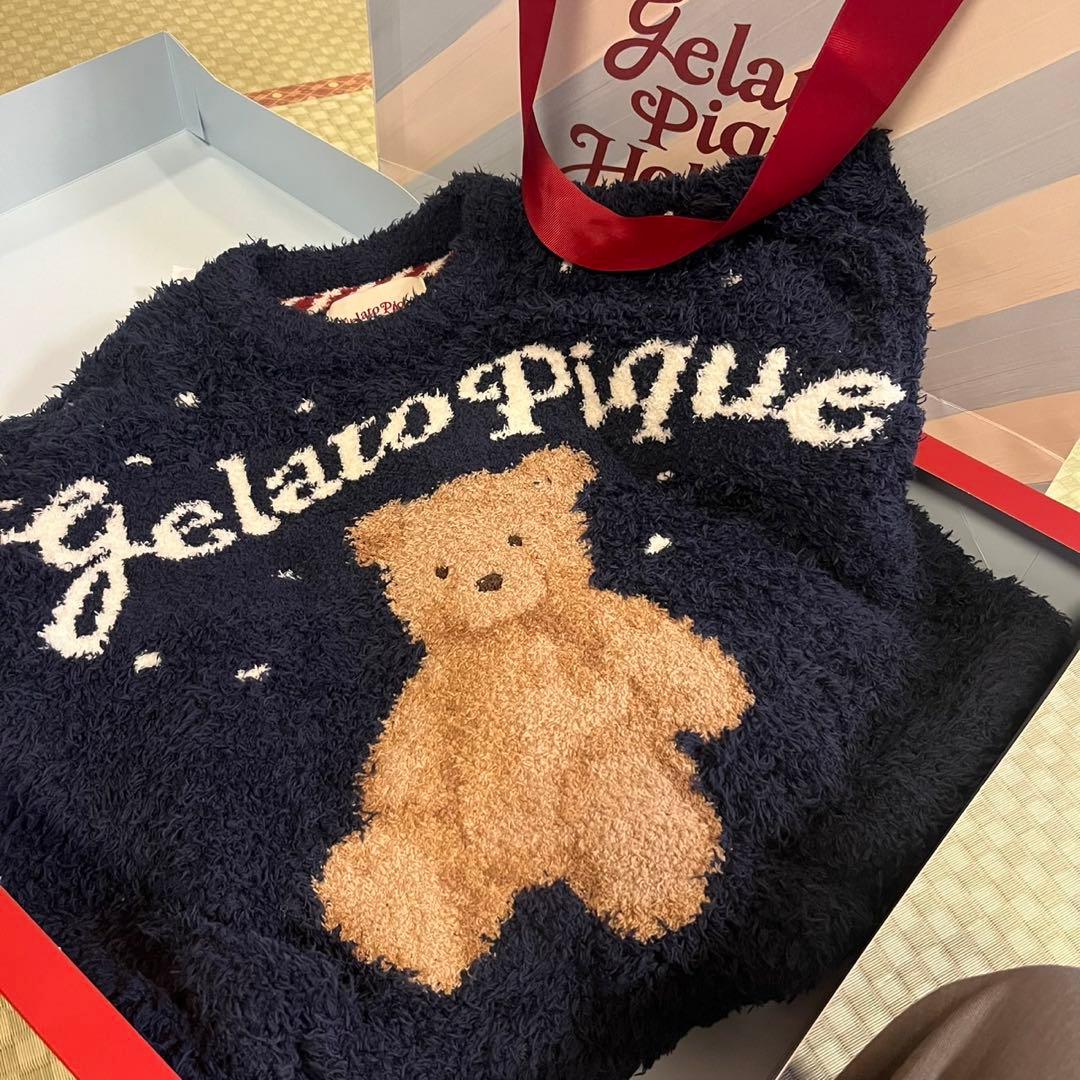 【新品未使用】GelatoPique ネイビー ジェラピケ　ルームウェア　セット