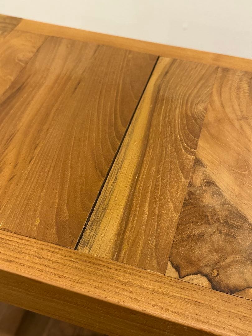 nuko【訳あり】チーク無垢材スツールW50×D30×H42cm