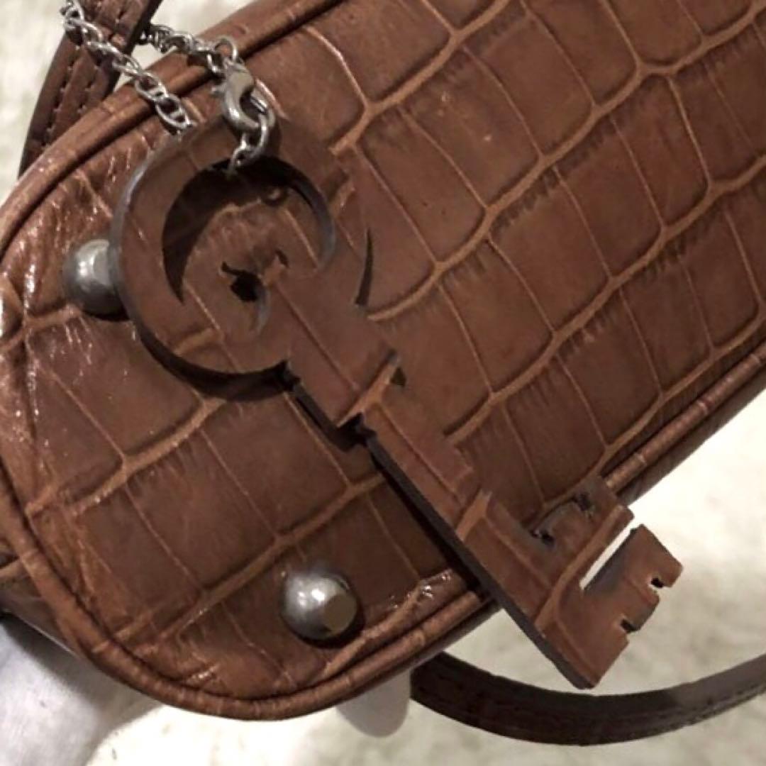 未使用級✨フォクシー レザー　2way ショルダーバッグ ポシェット