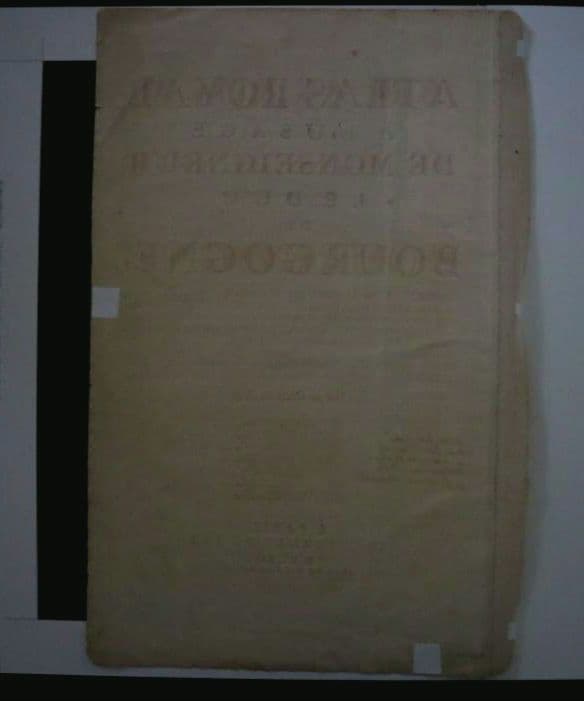 kico　西洋古地図　1695年　地図帳のタイトルページ　活版印刷・銅版画