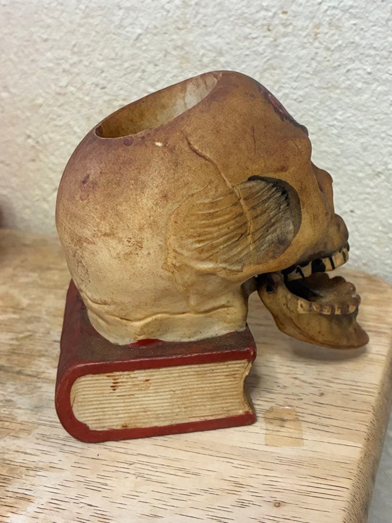 ビンテージ50s スカル　髑髏　死神　　ハロウィン　骸骨　ミッドセンチュリー