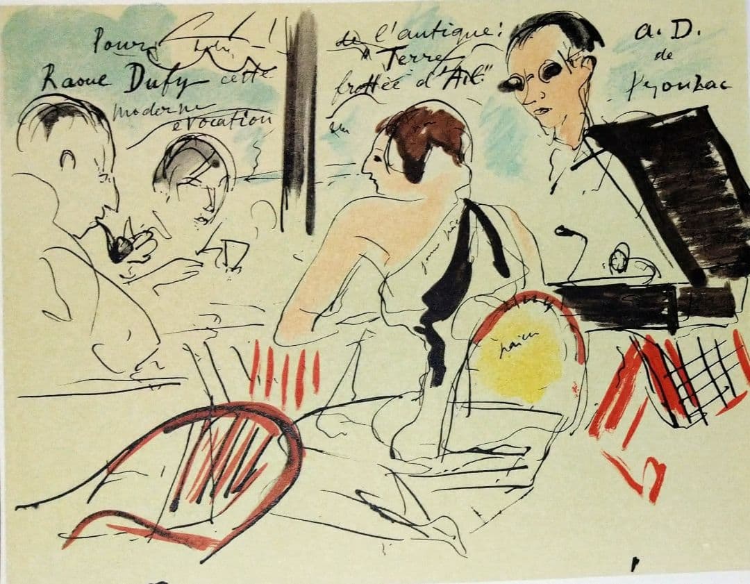 デュノワイエ ・ ド ・ スゴンザックのリトグラフ　パリ狂騒