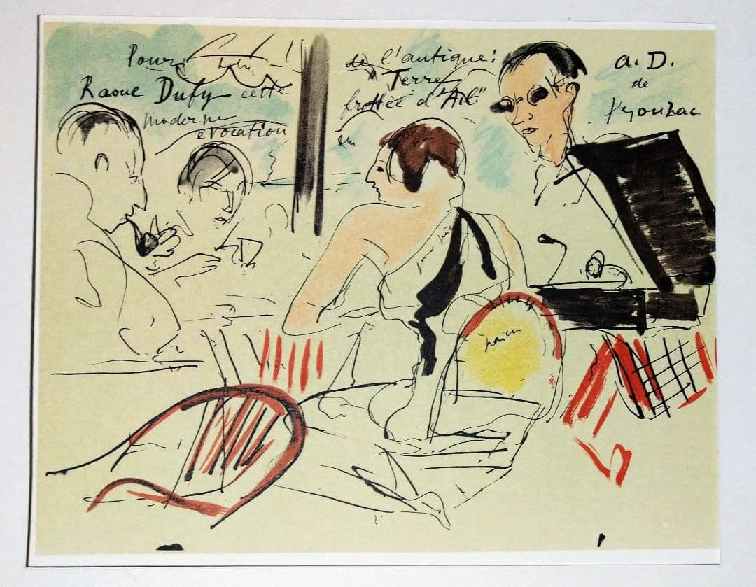 デュノワイエ ・ ド ・ スゴンザックのリトグラフ　パリ狂騒