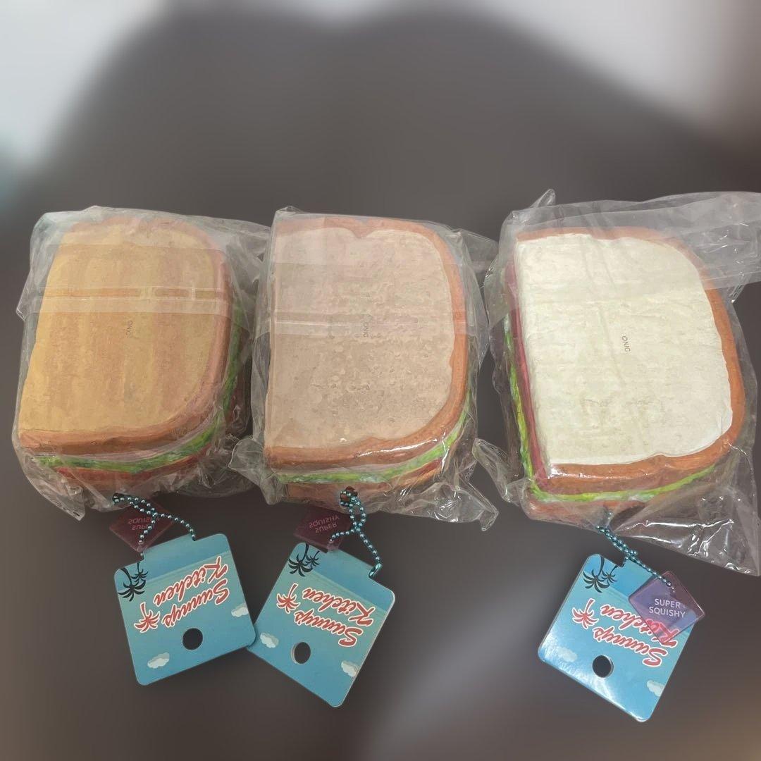 激レア　サニーズキッチン　サンドイッチ型スクイーズ3個セット