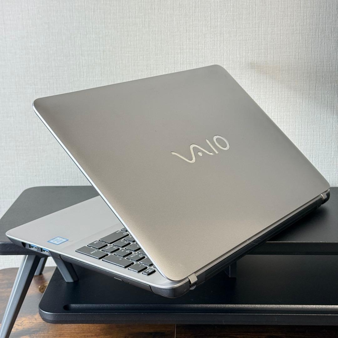 ★シルバー★VAIO 大画面15.5型ワイド Office2024付 DVD