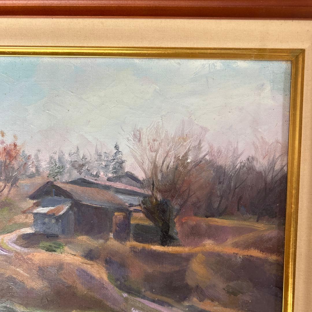 油絵風景画　江波正寛