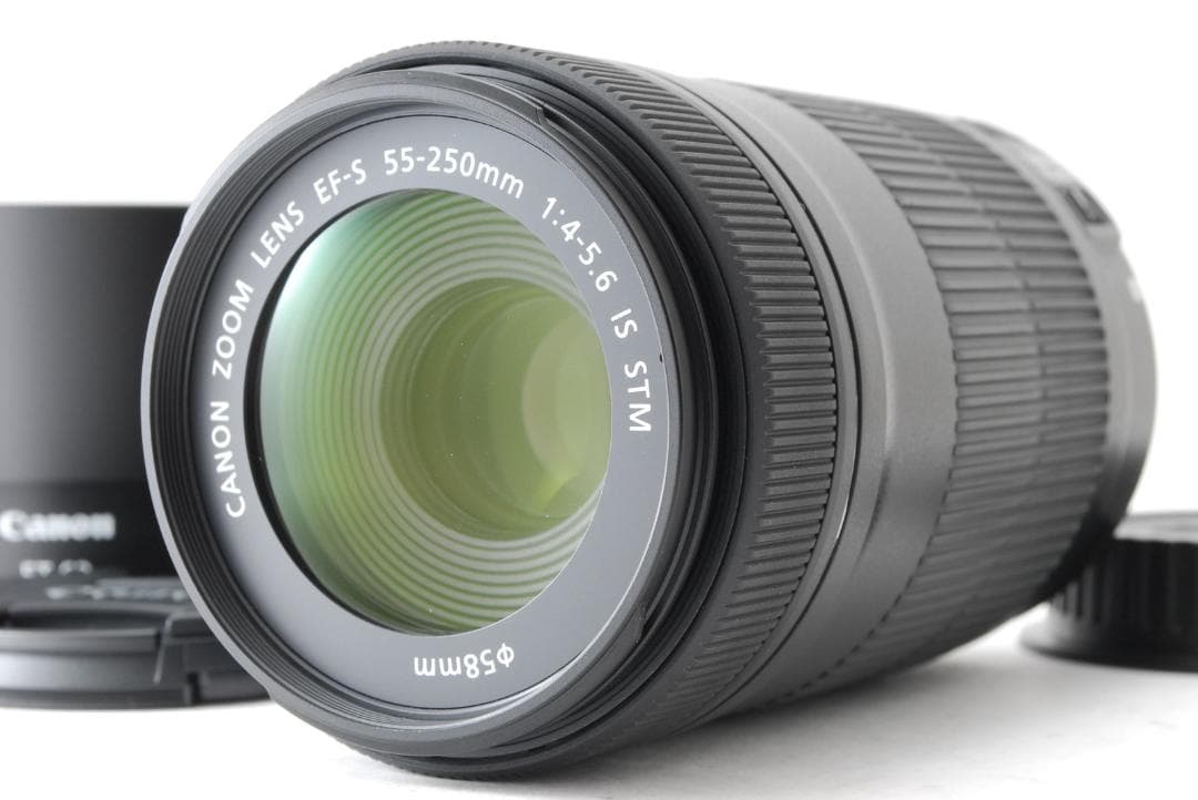 美品 Canon EF-S 55-250mm 4-5.6 IS STM #220
