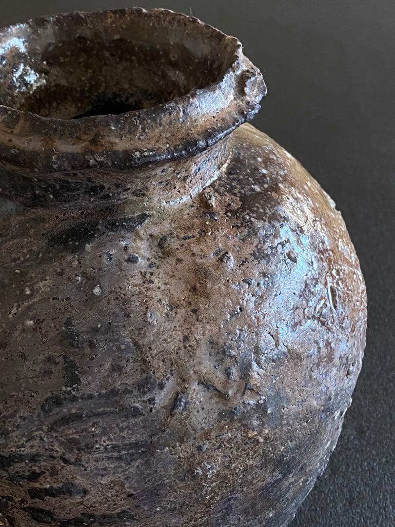 信楽焼 Shigaraki ware 壺 Jar 井村侊生 L03