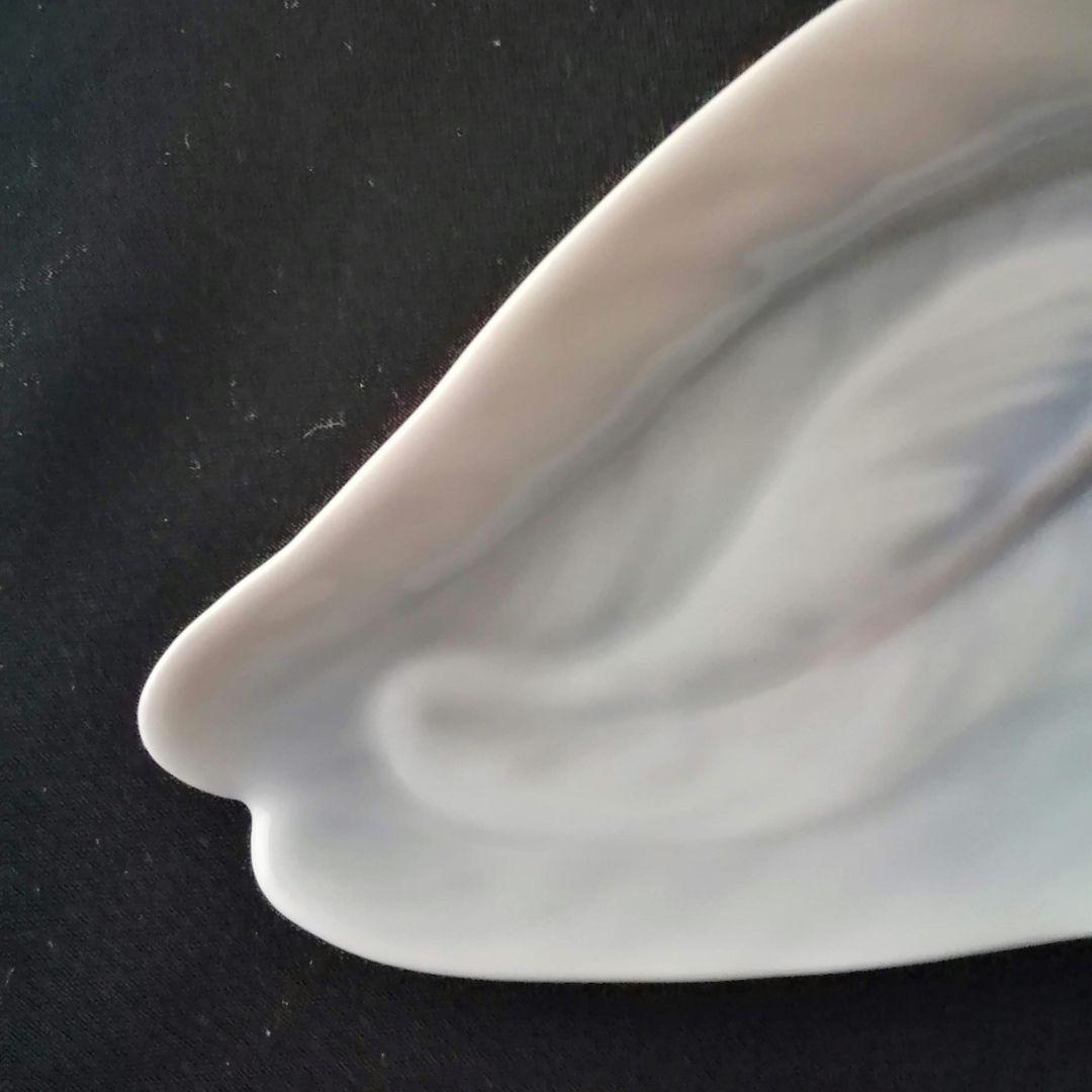 逸品　花文筆皿　ビングオーグレンダール（Ｂ＆Ｇ)　デンマーク　釉裏彩皿