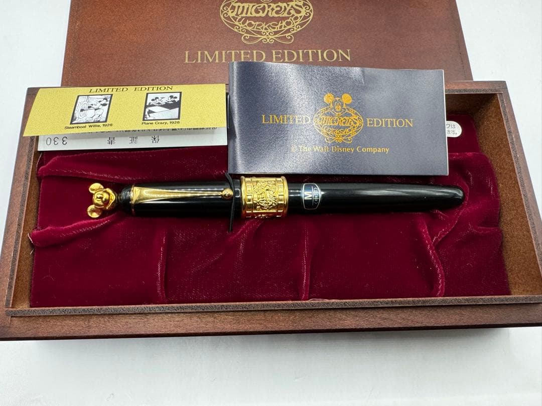 東京ディズニーランド 10周年記念 万年筆 世界限定800本　ミッキーマウス