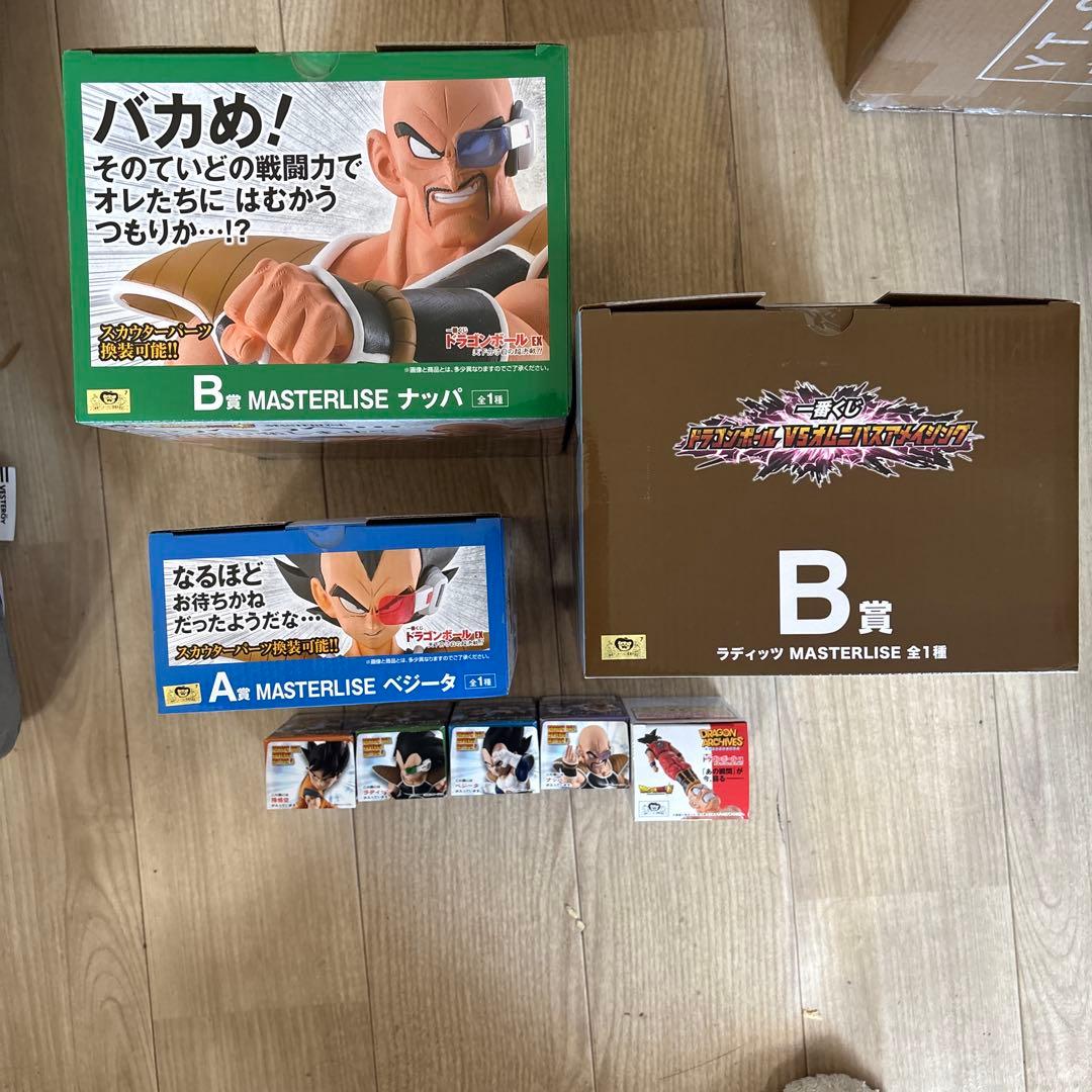 ドラゴンボール EX 一番くじ a賞　ベジータ　ｂナッパ　ラディッツ
