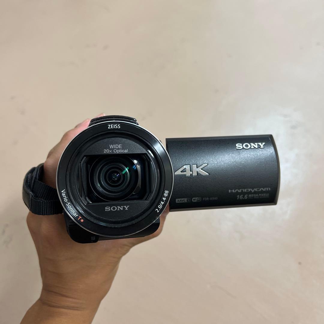 FDR-AX40 SONY ハンディカム 4K 本体 訳アリ