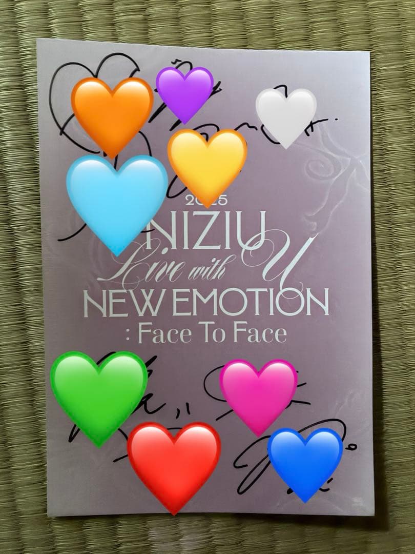 NiziU NEW Emotion 全員直筆サイン