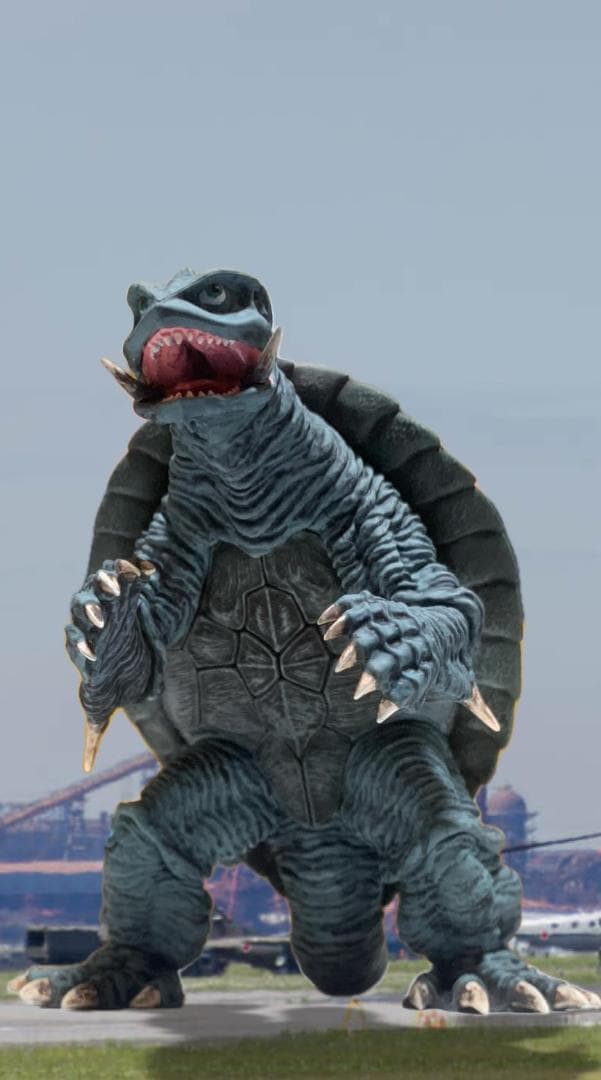 エクスプラス ガメラ (1996) 1/700スケール 未塗装 プラスチ☆★☆彡