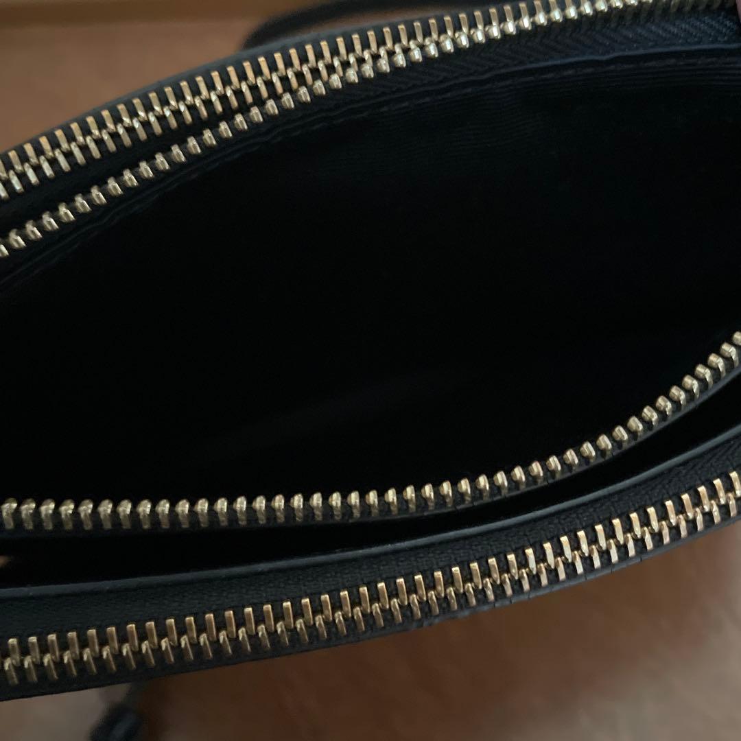 CELINE トリオ　ラージ　ショルダーバッグ　ブラック