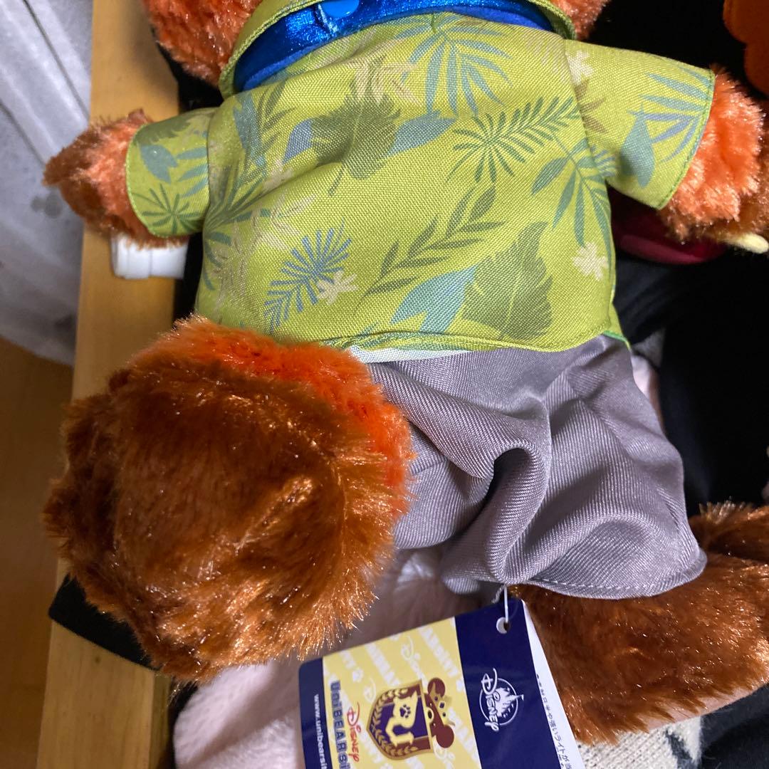 お顔厳選！ディズニーストア　ユニベア　ニック　ぬいぐるみ