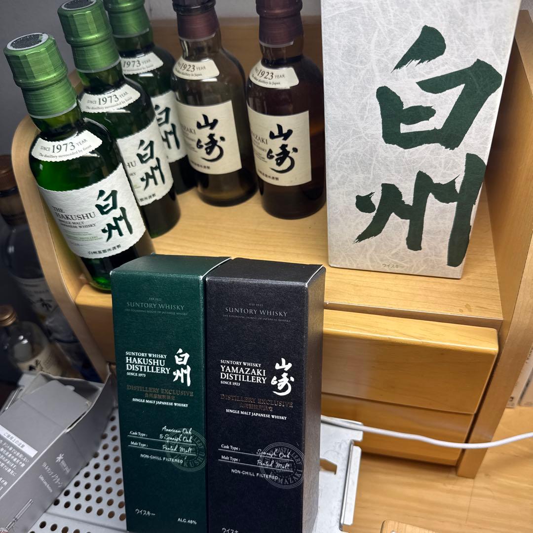 山崎、白州蒸溜所限定DISTILLERY EXCLUSIVE およびミニボトル