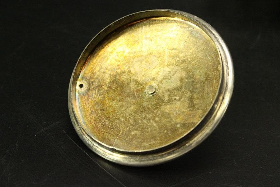 燻銀 銅製 水注 瓶 茶道具(ZE481)