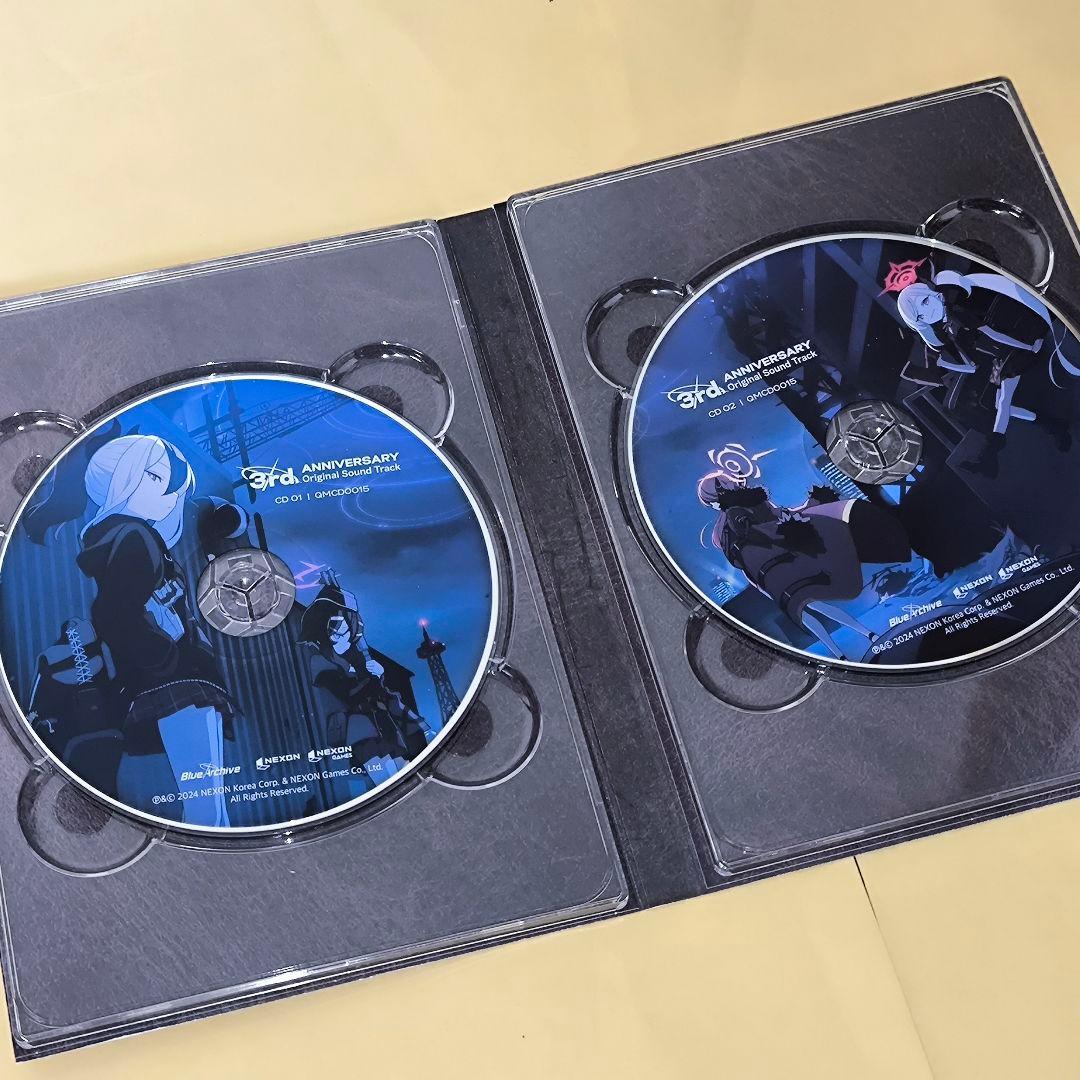韓国版ブルアカ 3rdAnnivOSTセットCD版+KIT版特典ポスターセット