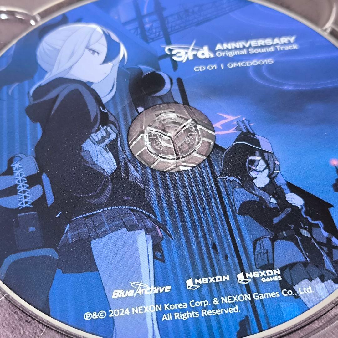 韓国版ブルアカ 3rdAnnivOSTセットCD版+KIT版特典ポスターセット