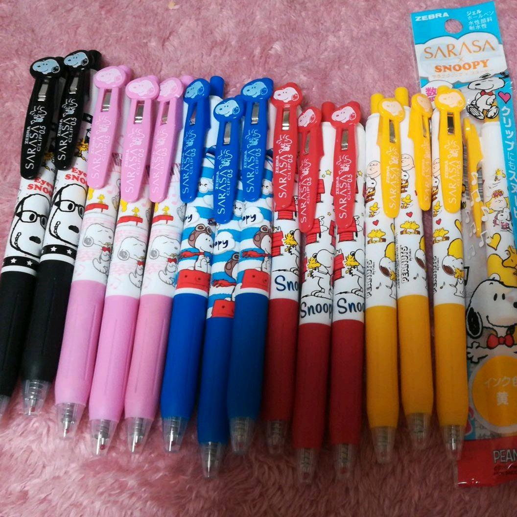 スヌーピー　サラサクリップボールペン
