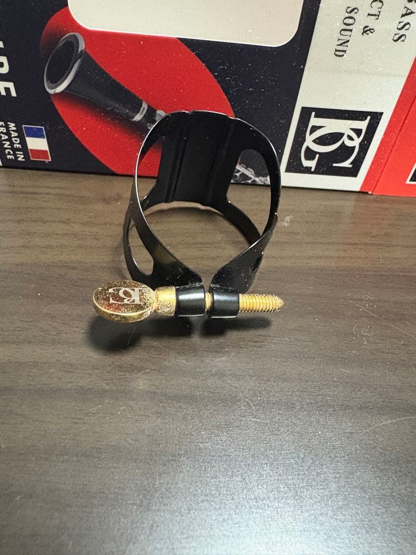 BG バスクラネットリガチャー　L90B マウスピースキャプ付き