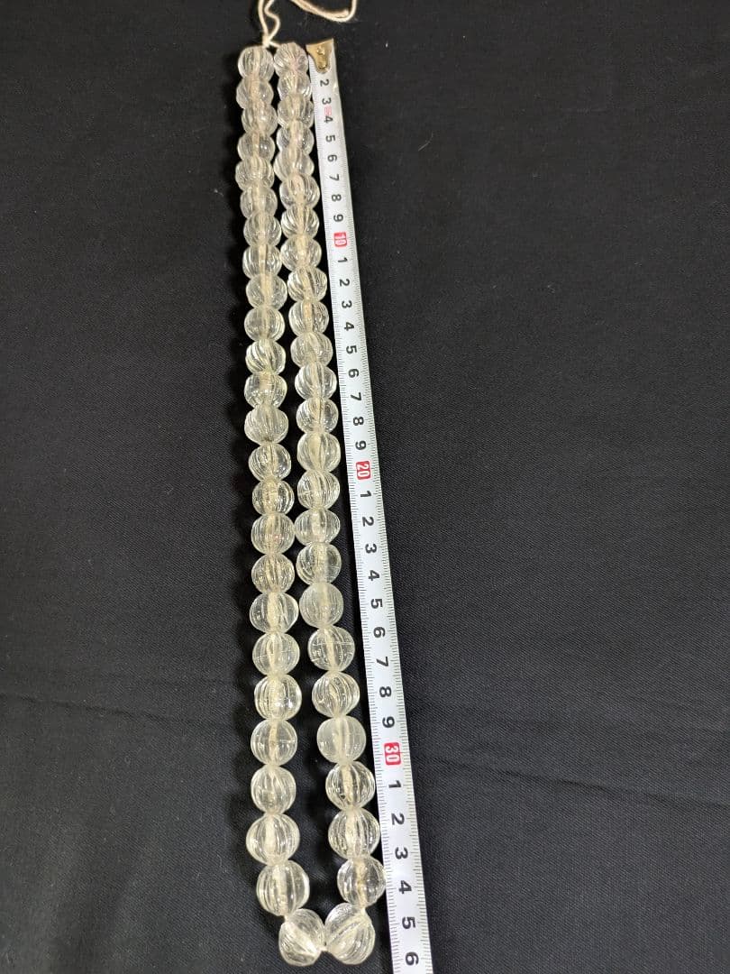 アイヌ首飾り　アンティーク　ガラスビーズ　アイヌ玉