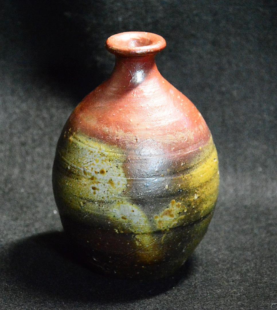 専用　上位作　人間国宝　藤原啓　窯変徳利 　M326