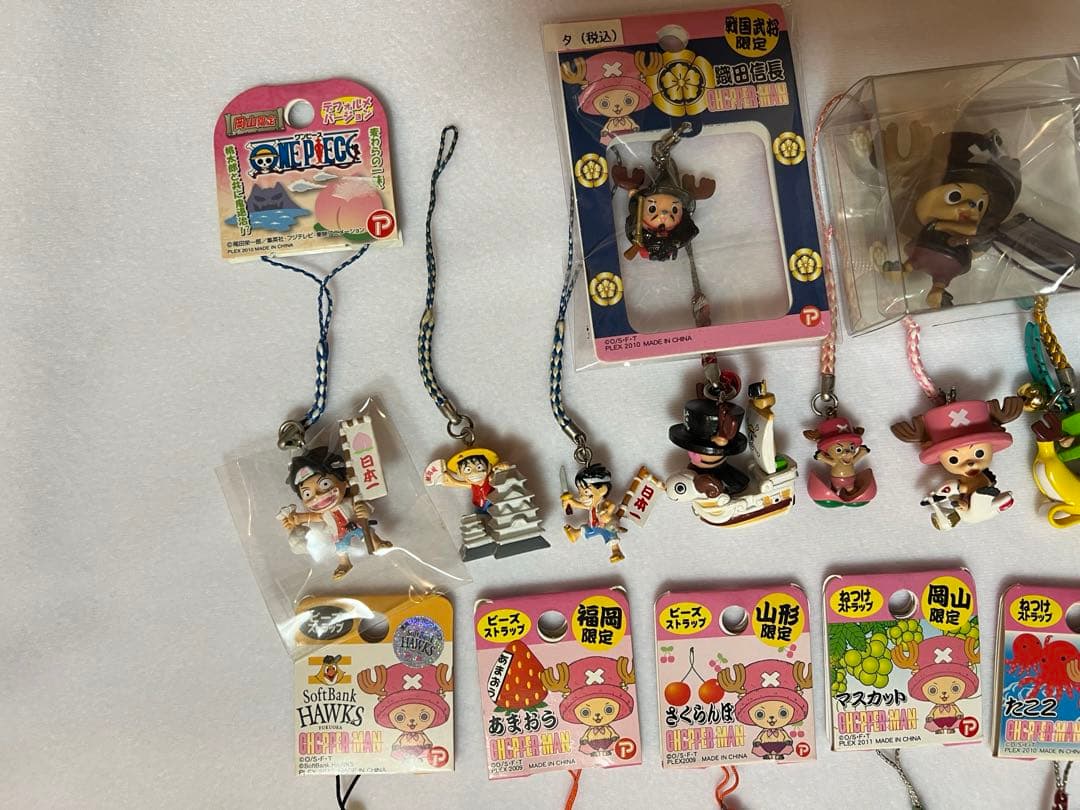 （ご当地キーホルダー）26体　ONE PIECE チョッパー23体+ルフィ3体
