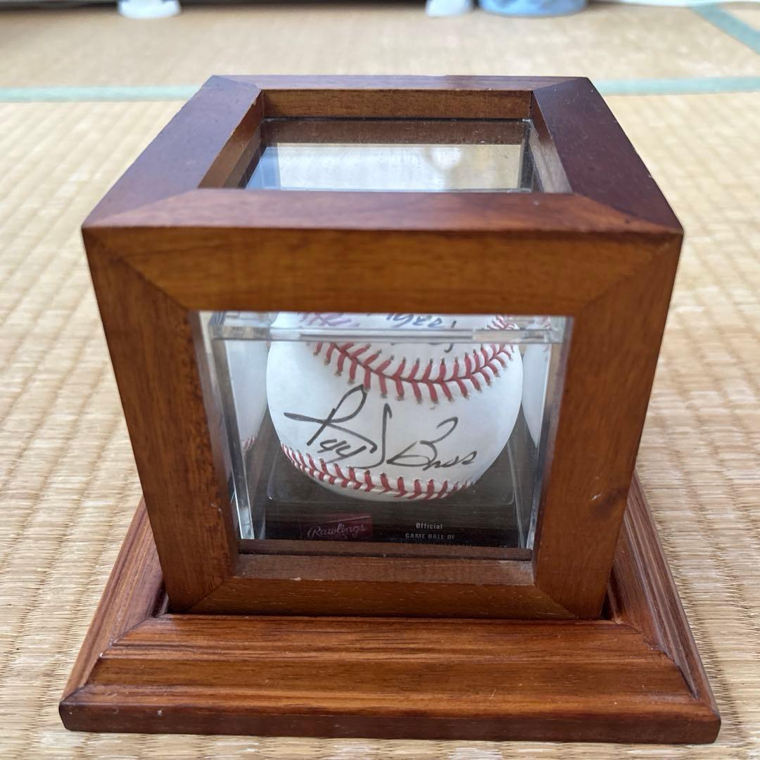 元阪神タイガース　ランディバース　直筆サインボール