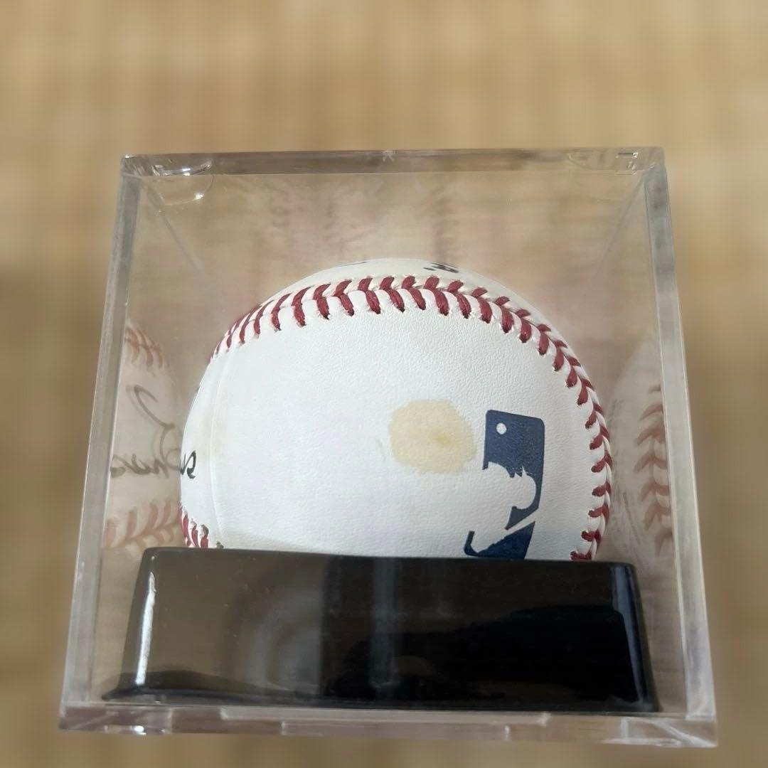 元阪神タイガース　ランディバース　直筆サインボール