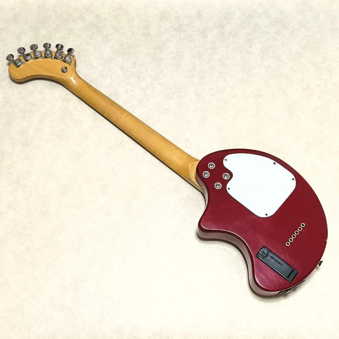 【美品】ZO-3 レッド アンプ内蔵ミニギター ヘッドフォン端子付 ミニギター