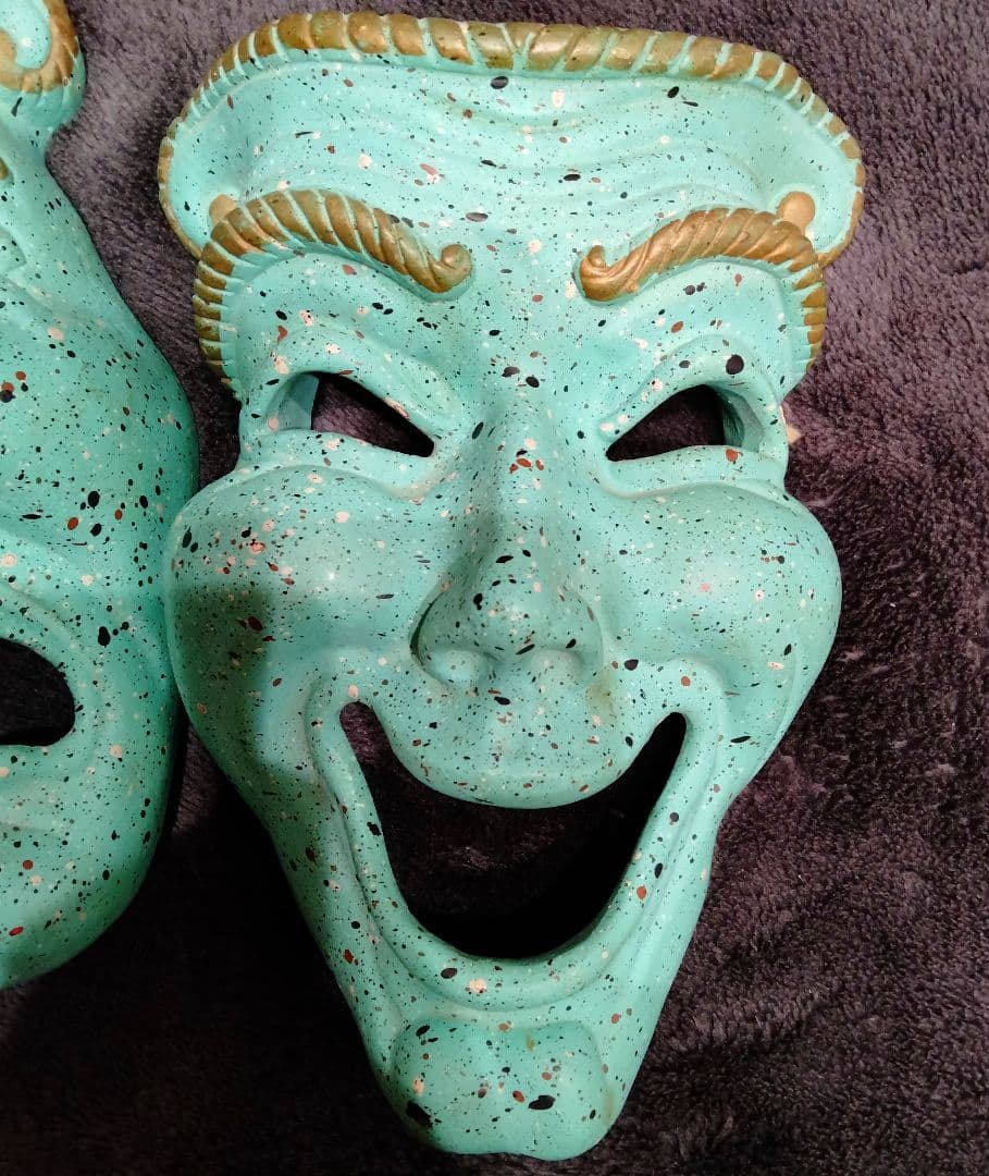 激レア 50s ツーフェイス　壁掛け　two face ビンテージ　ロカビリー