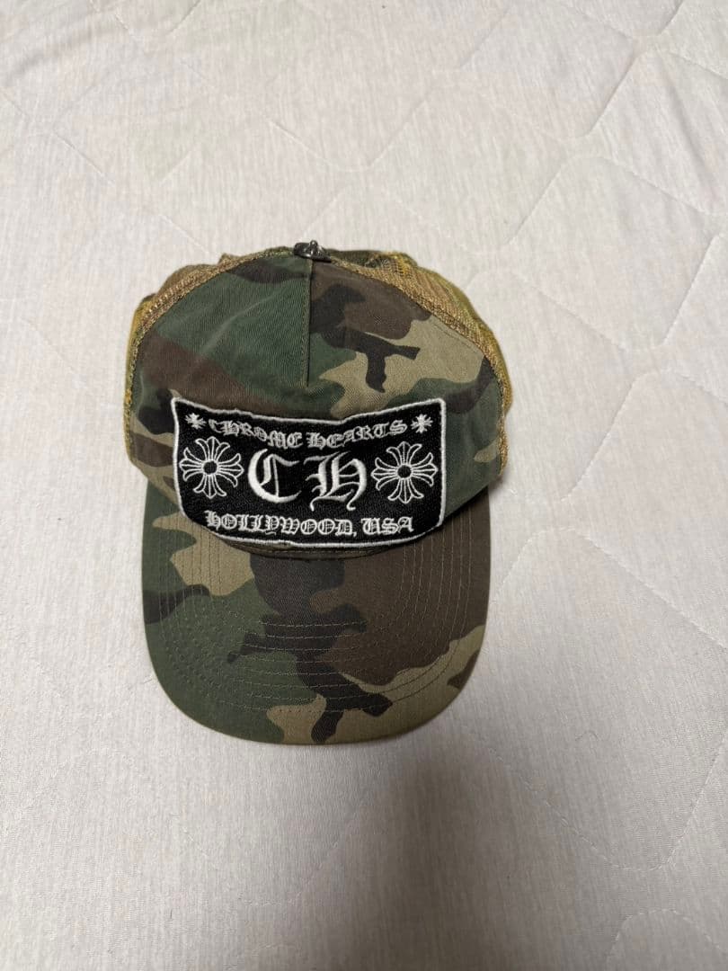 リンリン　クロムハーツ　 迷彩キャップ スナップバック